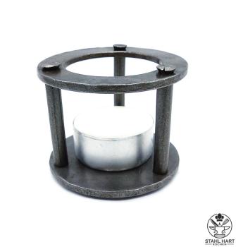 Stövchen, Duftlampe mit Schale aus Messing